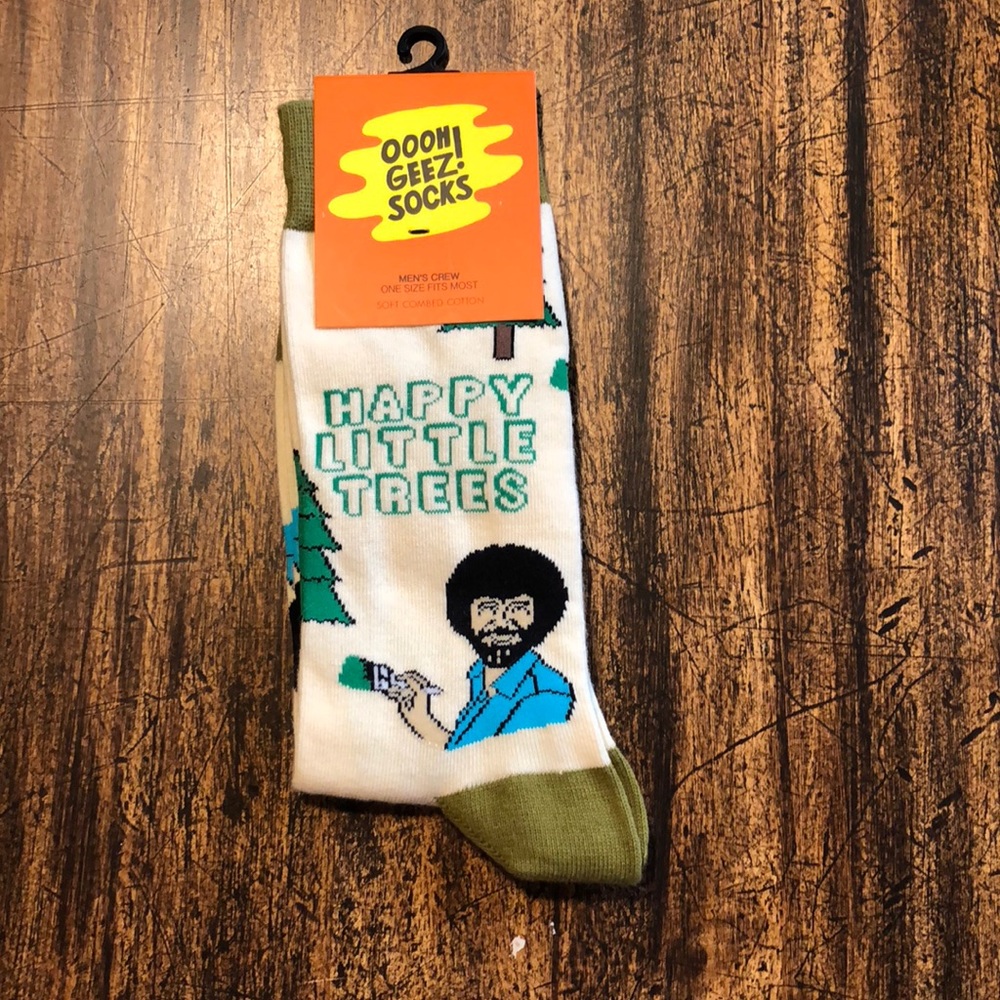OOOH GEEZ! Socks - Bob Ross